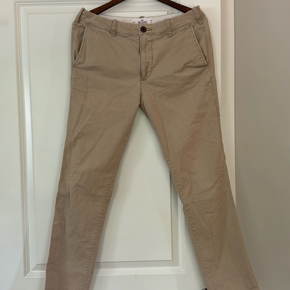 Hollister skinny chino in khaki